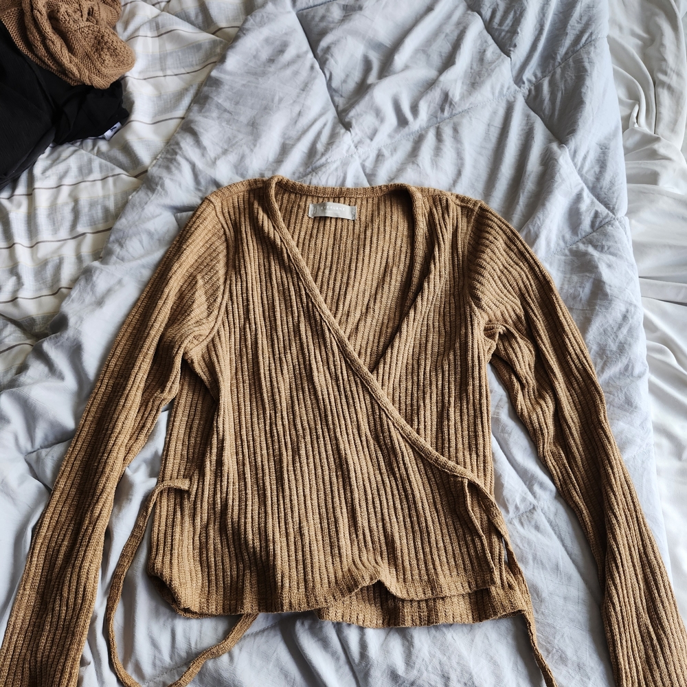 The Cozy Rib Wrap Top